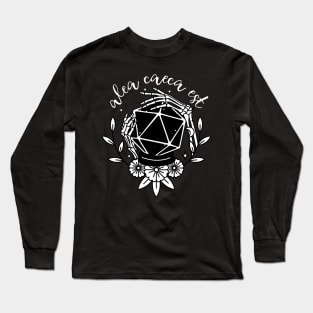 Pen and paper fortune teller cube quote Long Sleeve T-Shirt